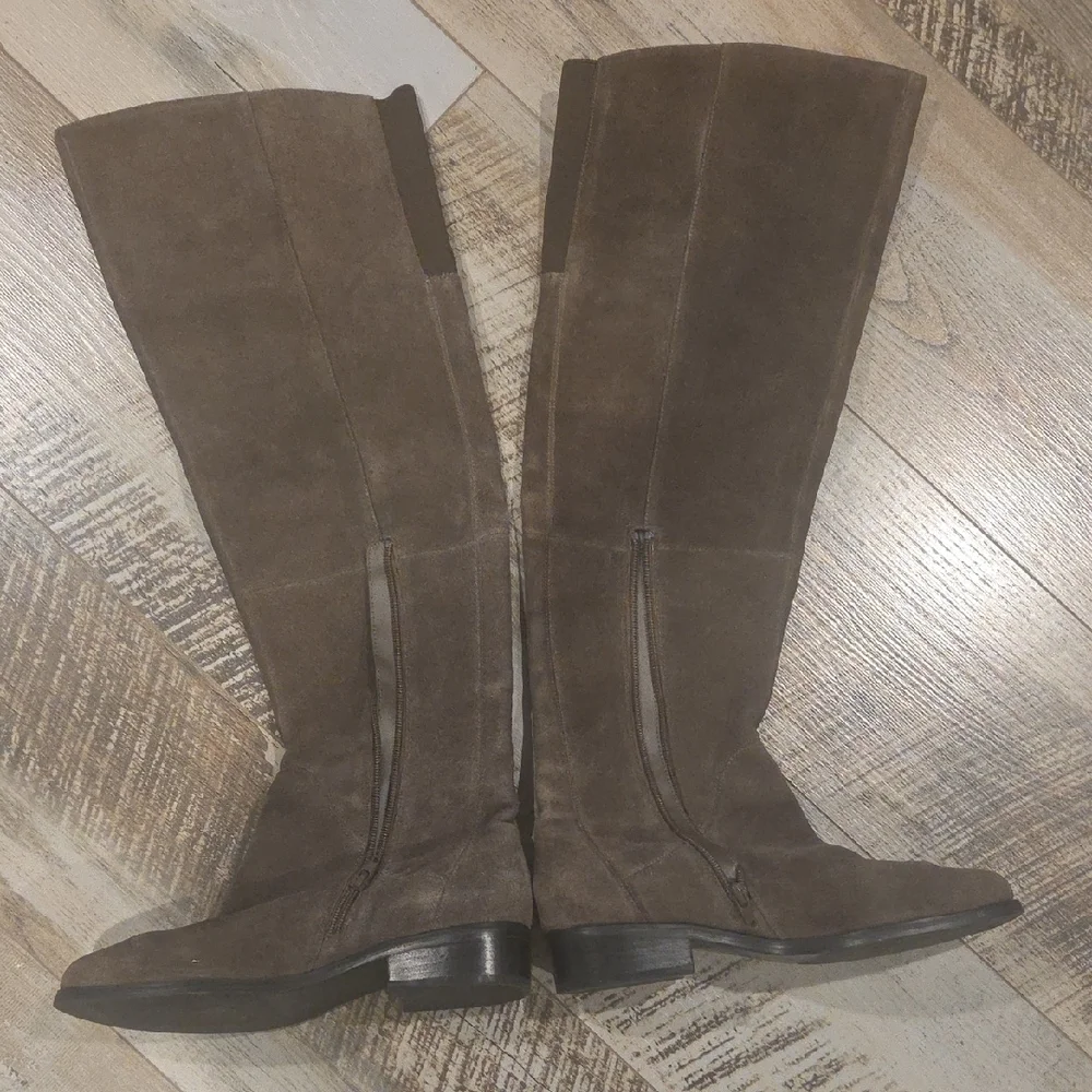 Steven By Steve Madden Real Suede  Tan Over the Knee Boots
